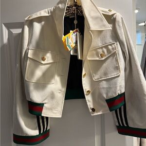 Gucci adidas crop jacket new gorgeous